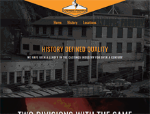 Tablet Screenshot of olympicfoundry.com